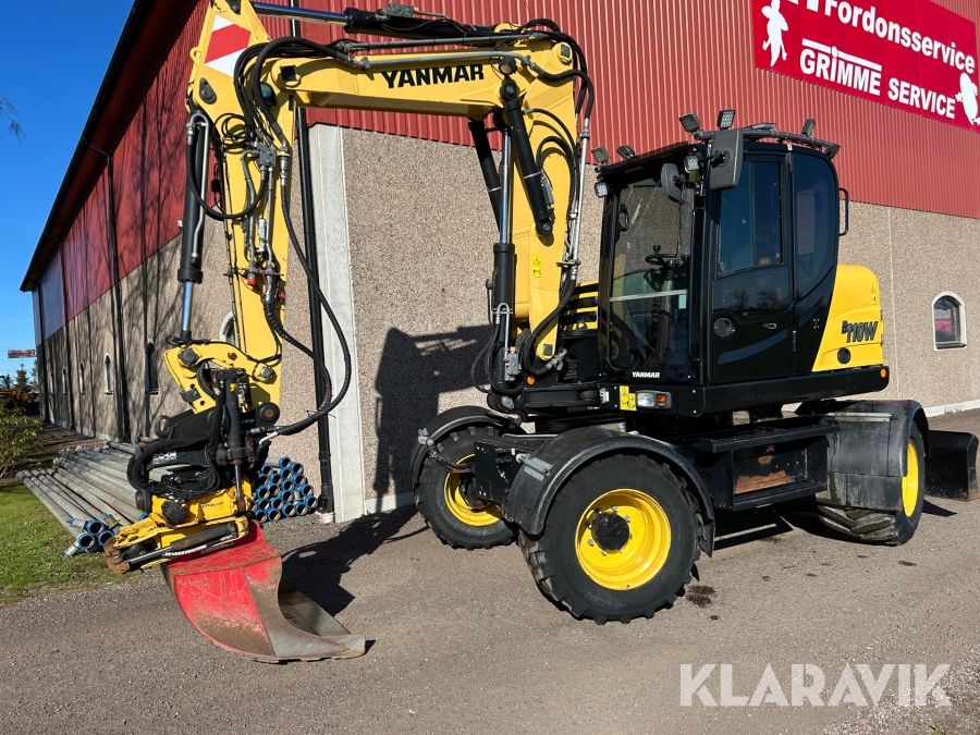 Hjulgrävare Yanmar B110W