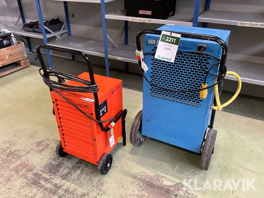 Avfuktare El-Björn, Aerial AD620E, A125BT