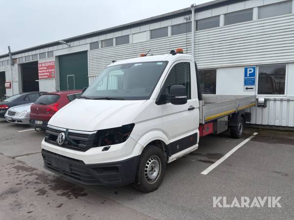 Flakbil Volkswagen Crafter 4-Motion automat defekt motor