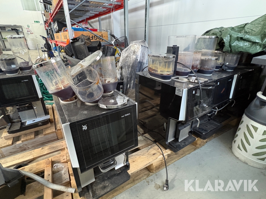 Kaffemaskiner Mf WMF 1500 S med kompressorer 9st +1st