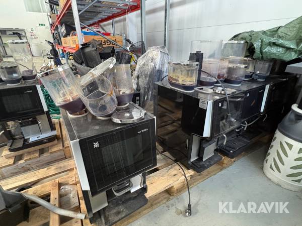 Kaffemaskiner Mf WMF 1500 S med kompressorer 9st +1st