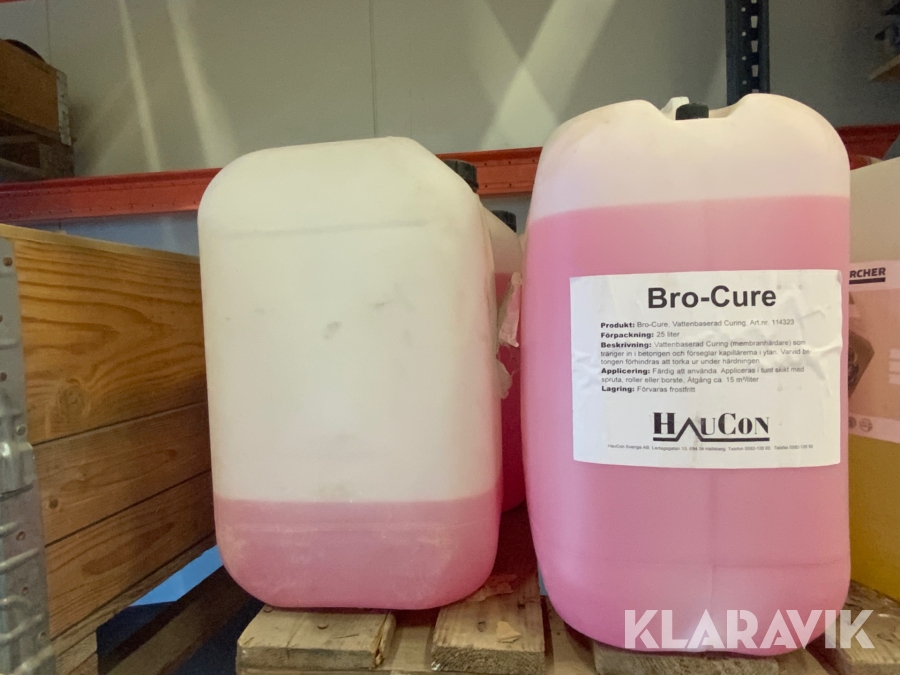Membranhärdare Bro-Cure 3 st, 20 liters dunkar