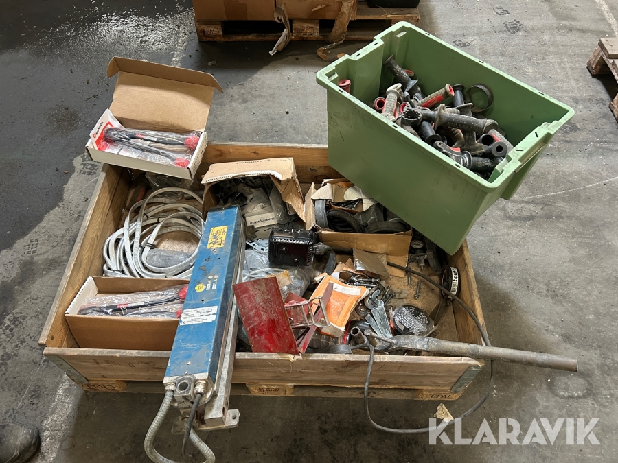 Ljuddämpare, handtag, expanderbult, LED slinga mm