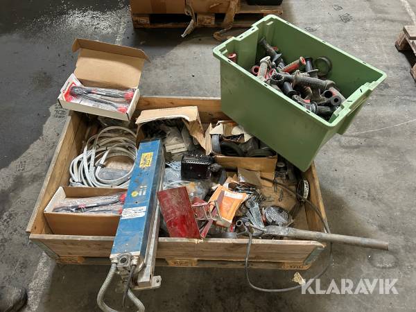 Ljuddämpare, handtag, expanderbult, LED slinga mm