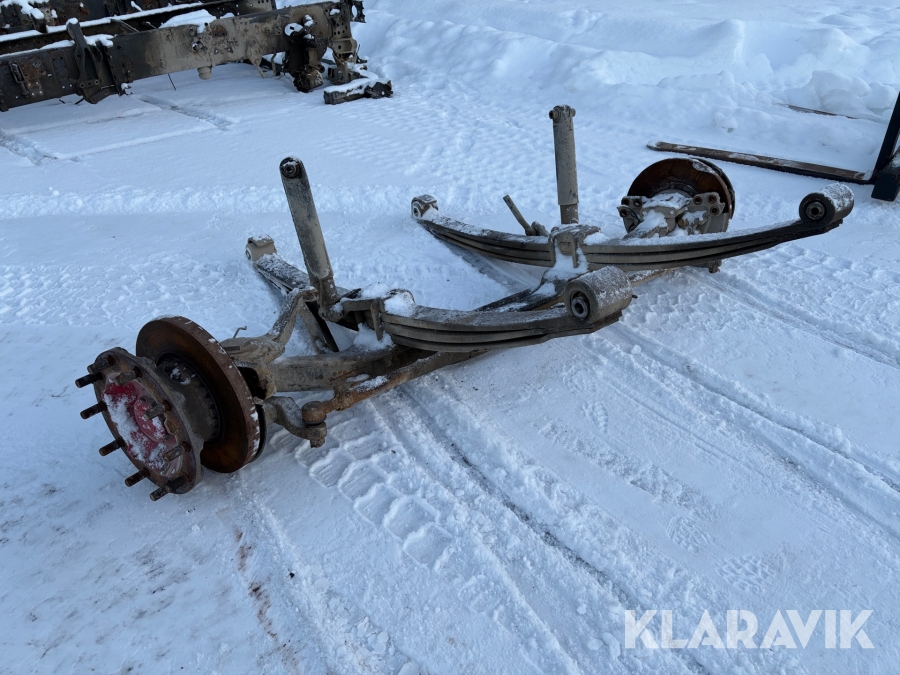 Framaxel Volvo FH16 580 med fjädrar, stötdämpare och nav