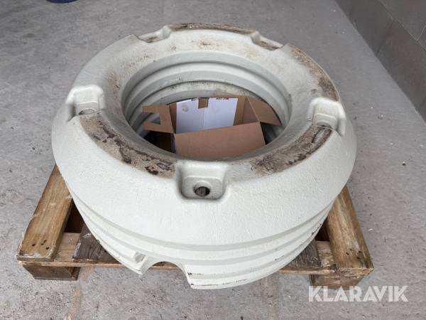 Hjulvikter Valtra 80kg 4st med bultar