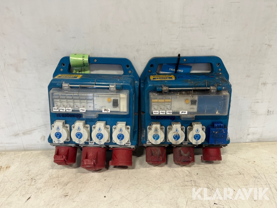 Undercentraler 16a, 32a El-Björn U16 mini, U32mini