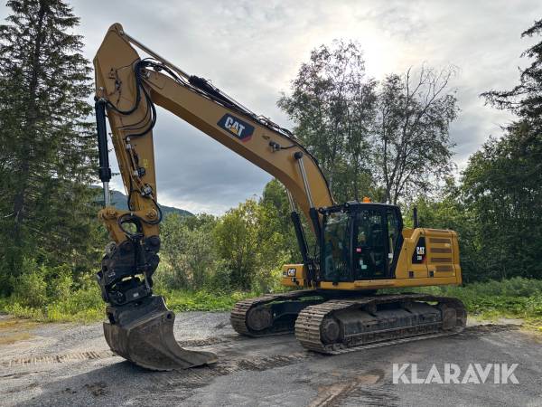 Grävmaskin CAT 330 med tiltrotator & Leica GPS