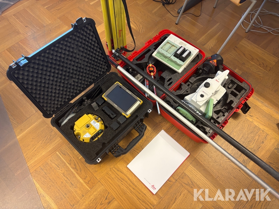 Totalstation Leica TS16 P 1 R500 med GPS