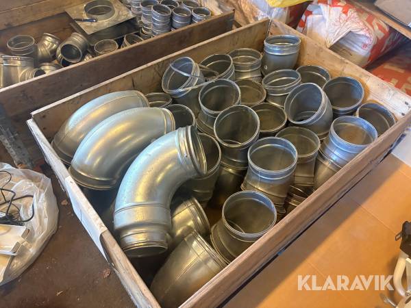 Kopplingar / Krökar till ventilation med isolering