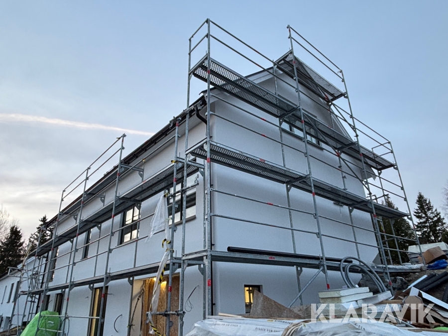 Ramställning med stålplank Assco 300 kvm