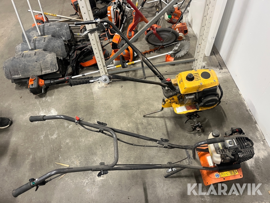 Jordfräs Husqvarna T300RS / Stiga JB200 2 st