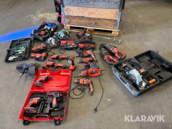 Parti med handverktyg