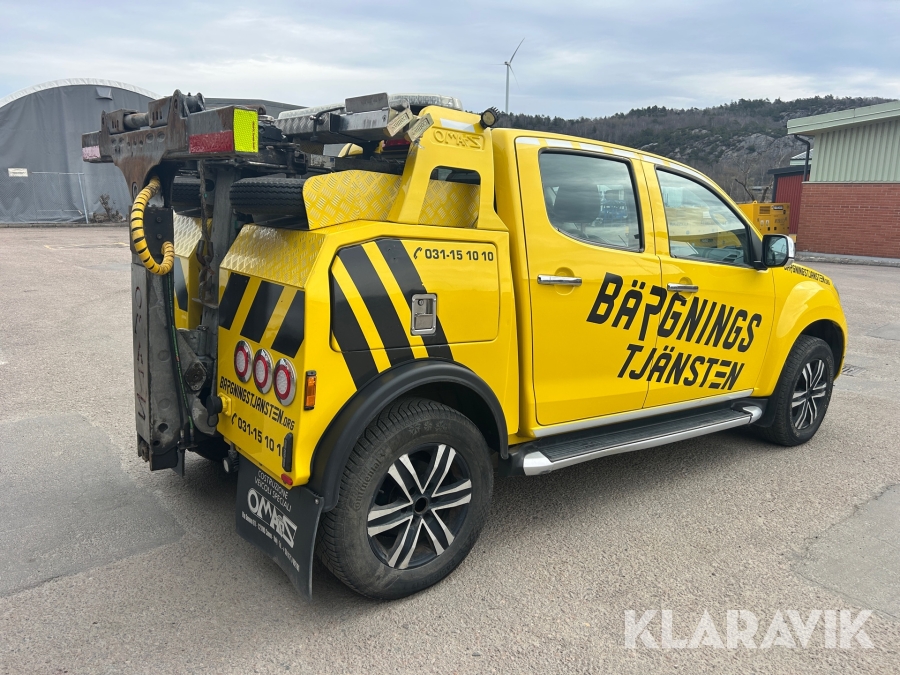 Bärgningsbil Isuzu D-Max med Omarz 3FN bärgningsaggregat
