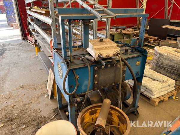 Hydraulaggregat Edman & SJÖBERG tank, motor och pump