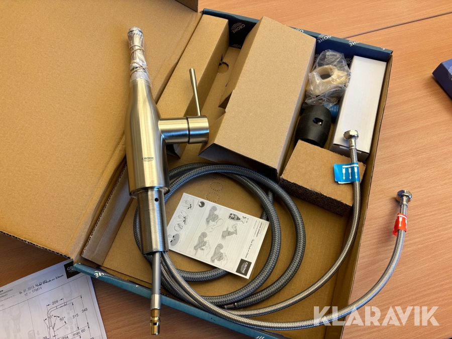 Blandare Grohne Essence new kök rostfri 4st