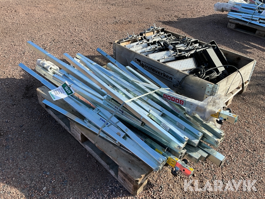 Belysningsmaster El-Björn M 5000 LED 5st