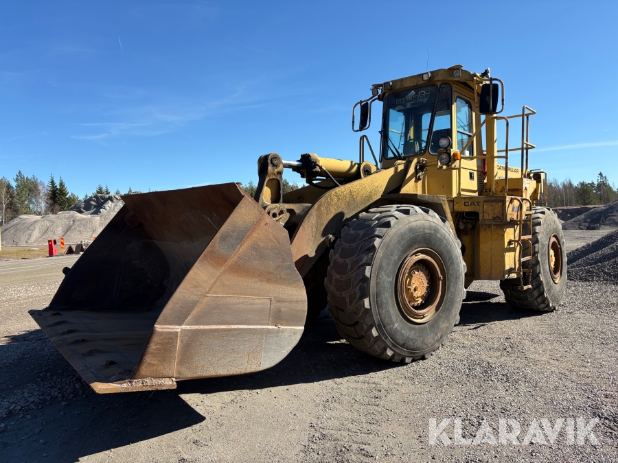 Hjullastare Caterpillar 966D med skopa