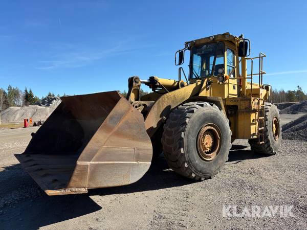 Hjullastare Caterpillar 966D med skopa