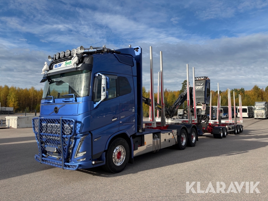 Timmerekipage Volvo FH16 780hk 6x4 100ton Floby AM 5-axlad