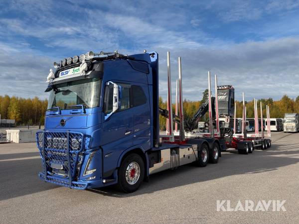 Timmerekipage Volvo FH16 780hk 6x4 100ton Floby AM 5-axlad