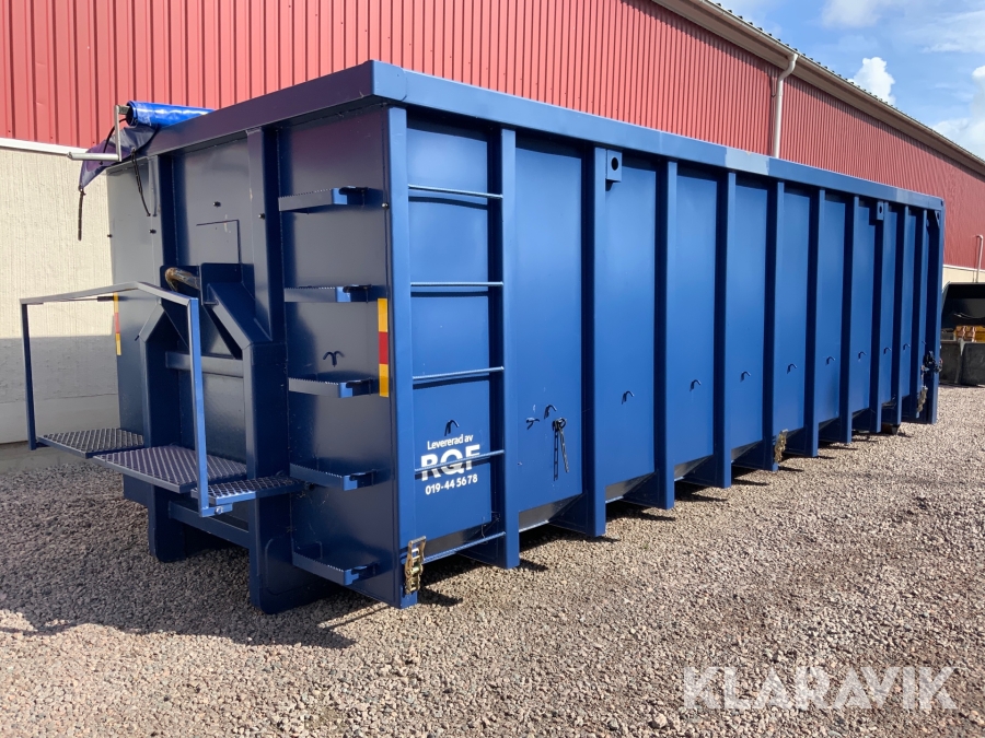Lastväxlarflak / Container RQF, Skövde, Klaravik auktioner