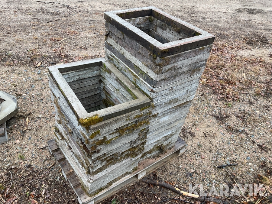 Betongramar 40 st 72x50cm