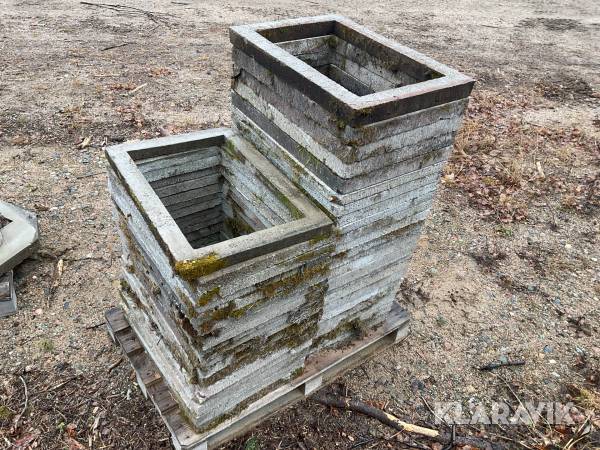 Betongramar 40 st 72x50cm