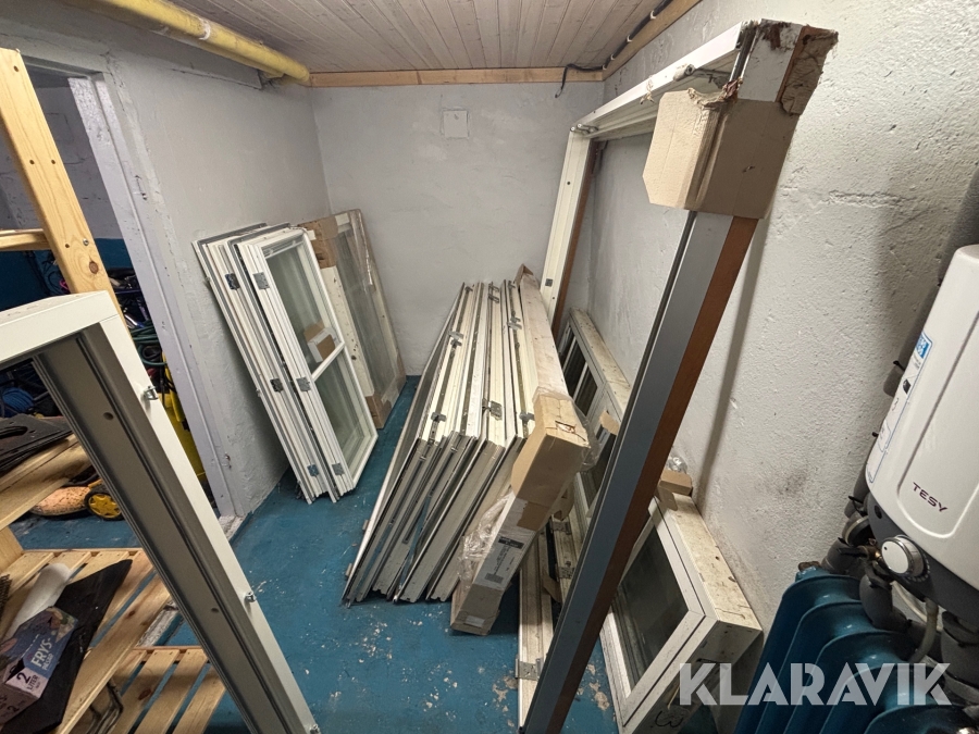Parti fönster & fönsterdörr 3 glas 8st