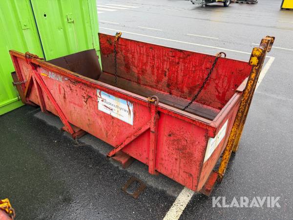 Materialbask Starke Arvid 2500 Kg / 2600 Liter kedjetömmande med kroktorn
