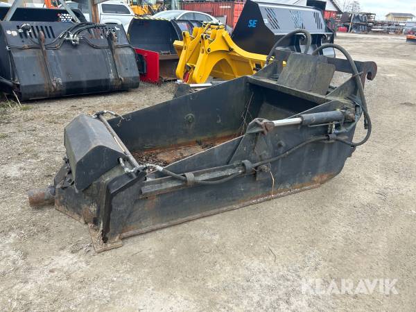 Långskopa med hydraulisk öppning