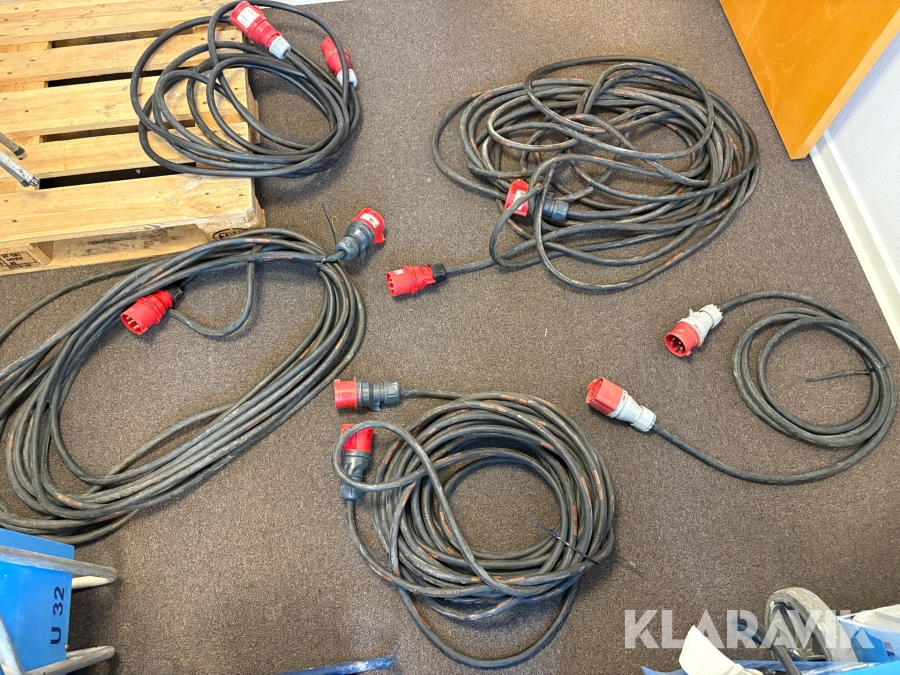 Skarvkablar 3-fas Garo 32A 5st