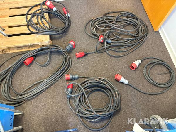 Skarvkablar 3-fas Garo 32A 5st