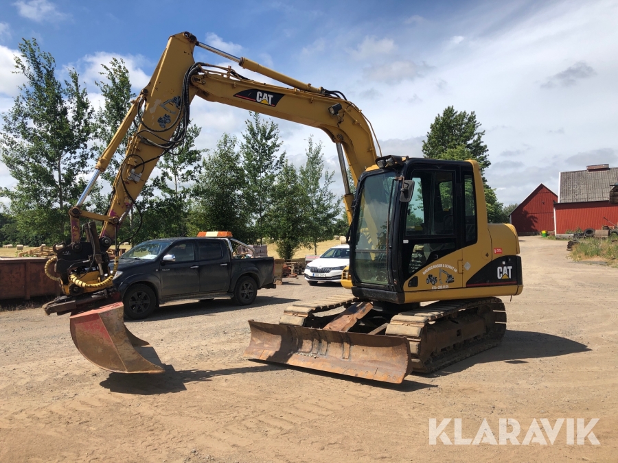 Grävmaskin Cat 307C med tiltrotator