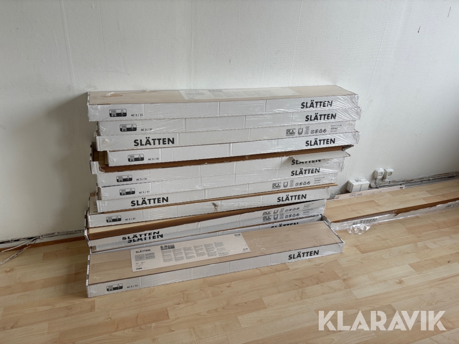 Golv Ikea AC3/31 13 paket ca 39m3