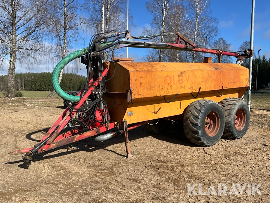 Gödseltunna Olby 10L3 10m3 med kran
