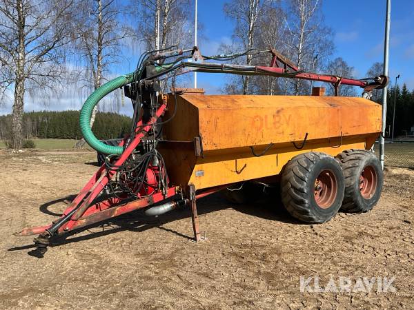Gödseltunna Olby 10L3 10m3 med kran