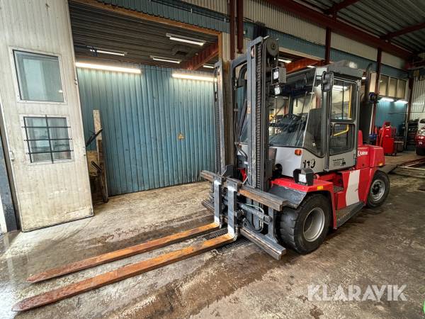 Gaffeltruck Kalmar DCE 60-6 med extra långa gafflar