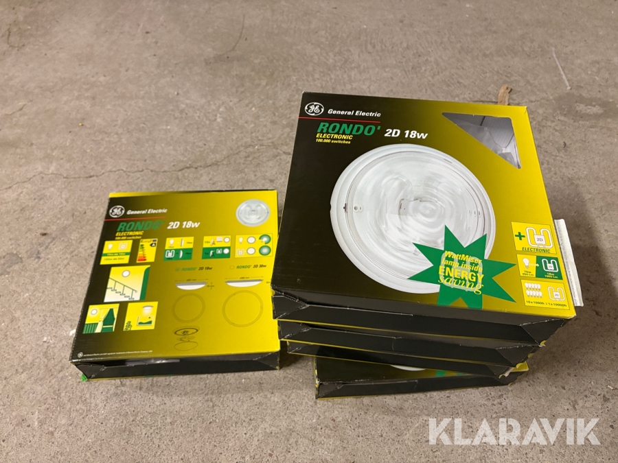 Plafonder General Electric Rondo 2D 18W