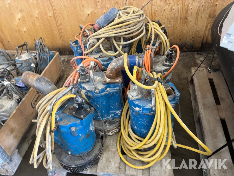 Dränkpumpar 8 st Tsurumi KTV3 - 55