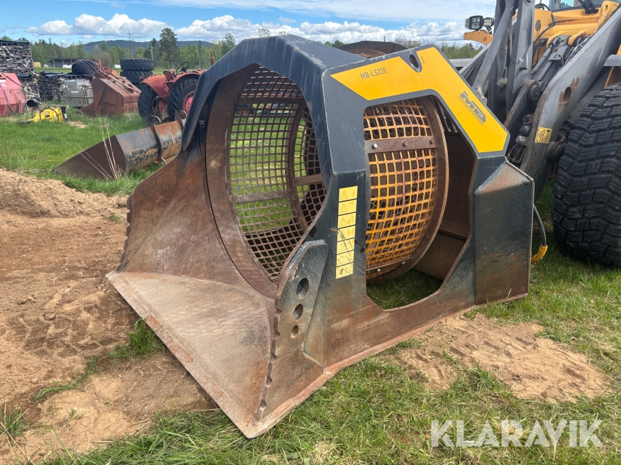 Hydraulisk sållskopa MB LS220 Stora BM