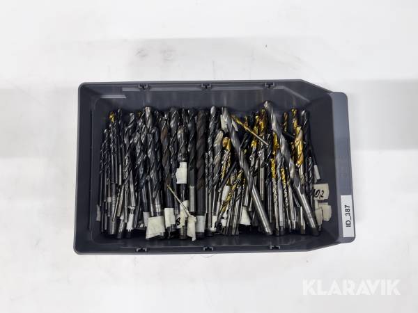 Blandade borr sorterade i ungefärlig storlek-5