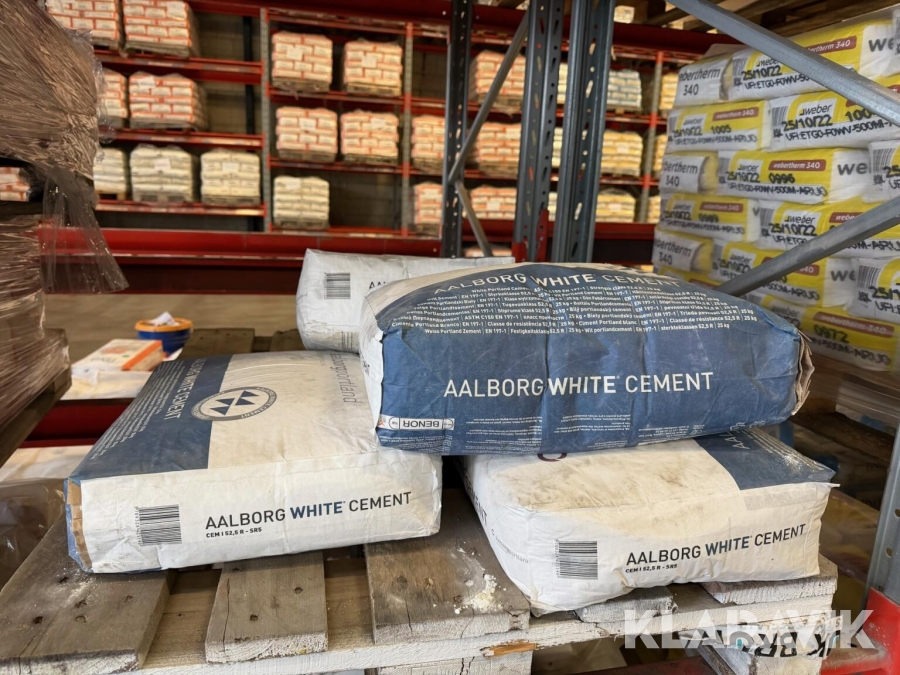 Vit cement Aalborg 4st