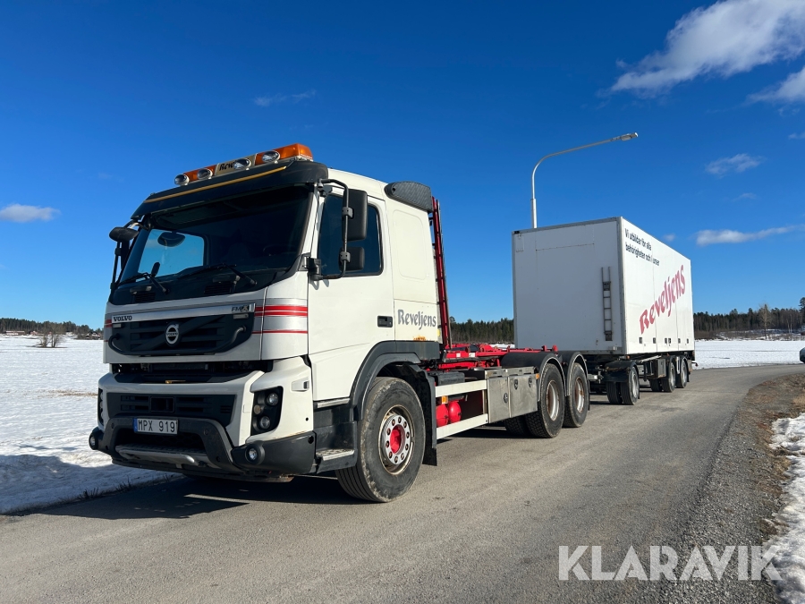 Ekipage Lastväxlare Volvo FM 6x4 med släp
