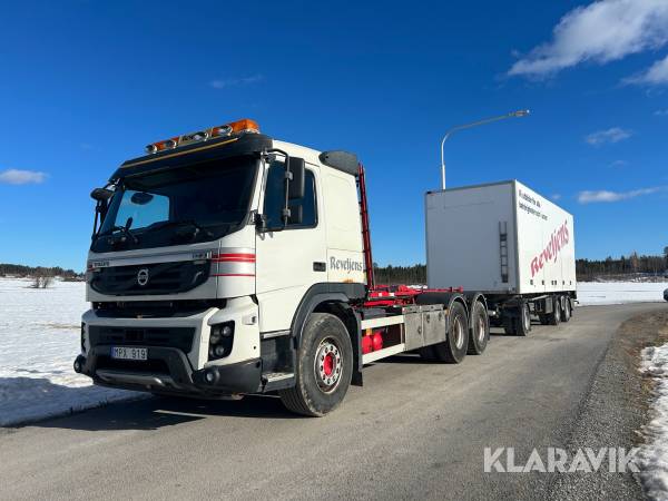 Ekipage Lastväxlare Volvo FM 6x4 med släp