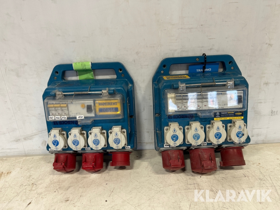 Undercentraler 16a, 32a El-Björn U16 mini, U32mini