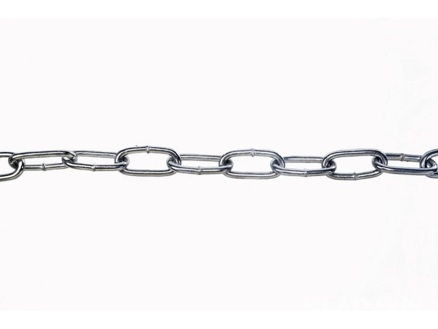 Kätting Struktur Långlänkad, elförzinkad, ø4 mm, 5 × 5 m
