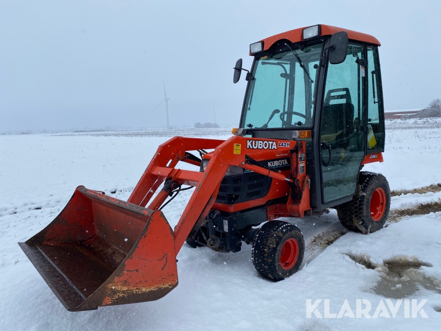 Minitraktor Kubota BX2200 med tillbehör
