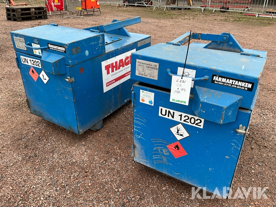 Tank 2st Färmartanken AB 450L