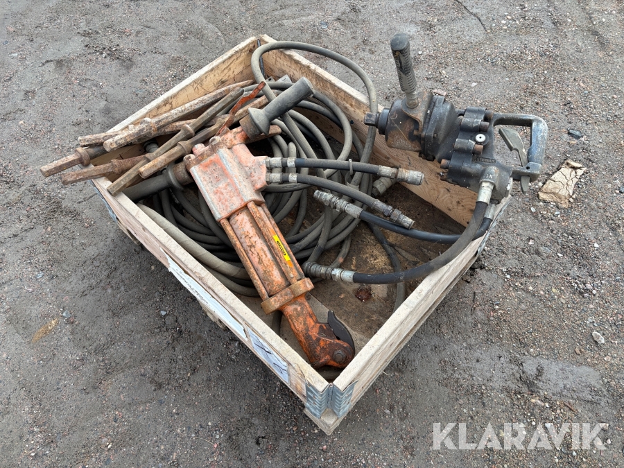 Hydraulisk mutterknackare och hammare Stanley